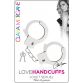 MENOTTES LOVE HANDCUFFS MÉTAL ARGENTÉ - CLARA MORGANE 