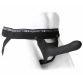 GODE CEINTURE EN SILICONE NOIR ZORO 16.5 CM - PERFECT FIT 