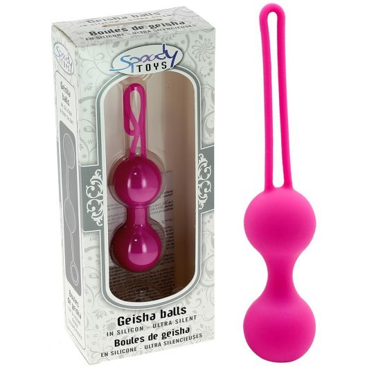 BOULES DE GEISHA SILICONE ROSE - Ø 3.1 CM