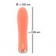 MINI VIBROMASSEUR RIBBED - PEACHY