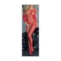 BODYSTOCKING ROUGE RÉSILLE NETTY - SOFTLINE 