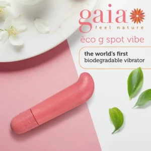 Mini vibro biodégradable Gaïa G-Spot – Blush
