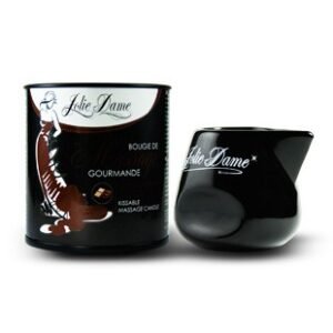 Bougie de massage gourmande chocolat – Jolie Dame