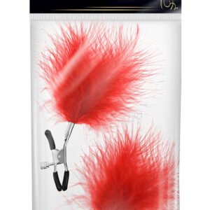 Pinces à seins – Duvet rouge