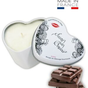 Bougie de massage comestible – Chocolat – Secret de Boudoir