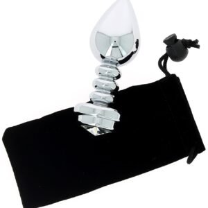Plug anal bijou – Aluminium Ø 3.3 cm – 98 grs