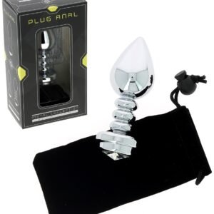 Plug anal bijou – Aluminium Ø 3.3 cm – 98 grs