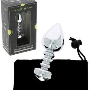 Plug anal bijou – Aluminium Ø 3.8 cm – 132 grs