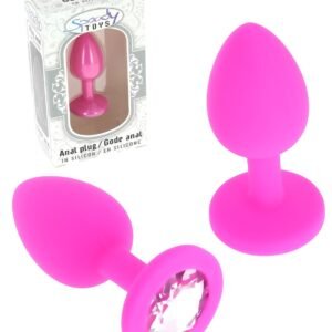 Plug anal silicone rose diamond – 4.1 cm – Spoody Toys