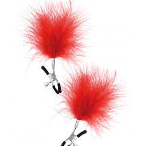 Pinces à seins – Duvet rouge