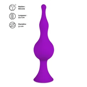 Plug anal à ventouse violet – Spoody toys