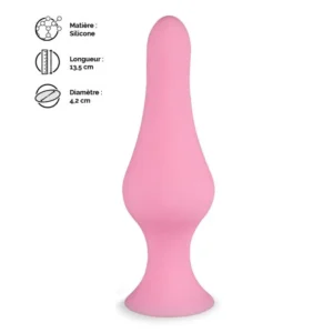 Gode Anal Ventouse Silicone Rose – Spoody Toys