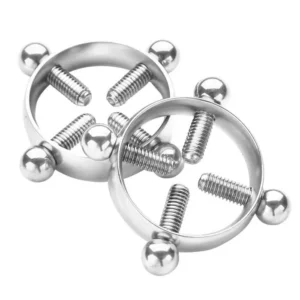 Pinces à tétons à vis – Acier inoxydable