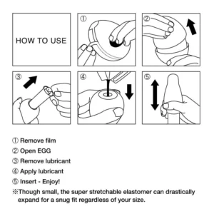 Oeuf masturbateur Silky – Tenga