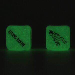 Dés coquins phosphorescents pour couple